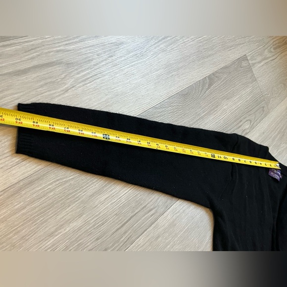 Ralph Lauren Collection Purple Label | 100% Cashmere Cardigan Black - Picture 6 of 7